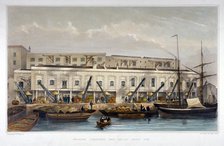 Brewer's Quay, Chester Quay and Galley Quay, Lower Thames Street, City of London, 1841.              Artist: Thomas Hosmer Shepherd