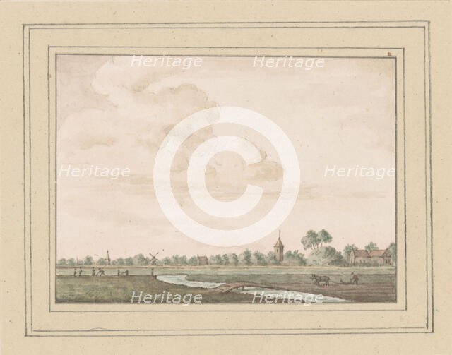 View of Noordwelle in Zeeland, in or after 1754-c. 1800. Creator: Anon.