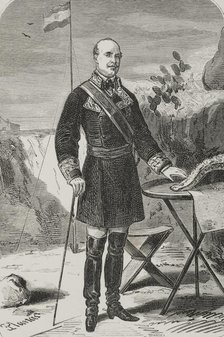 Portrait of Leopoldo O'Donnell (1809-1867), Spanish military and politician, 1879.  Creator: Xavier Branguli.