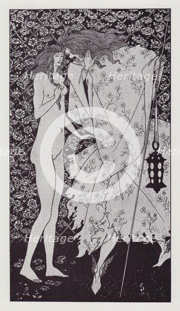 The Mysterious Rose Garden, 1894. Creator: Aubrey Beardsley.