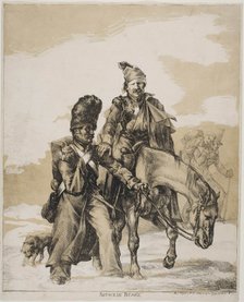 The Retreat from Russia, ca 1818. Artist: Géricault, Théodore (1791-1824)