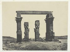 Temple de Kardassy, Nubie, 1849/51, printed 1852. Creator: Maxime du Camp.