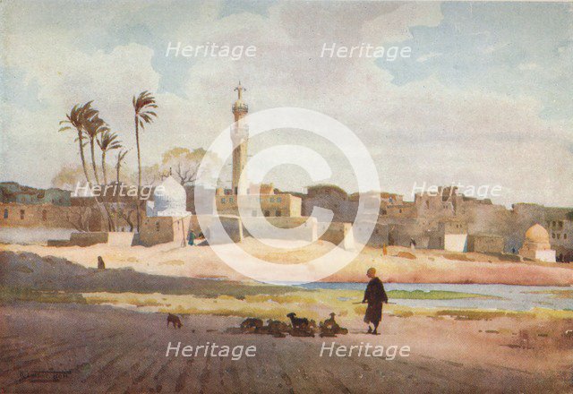 'The Village of Salamun', c1880, (1904). Artist: Robert George Talbot Kelly.