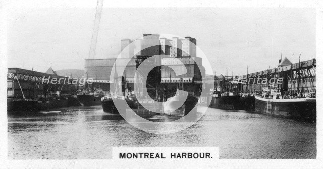 Montreal Harbour, Quebec, Canada, c1920s. Artist: Unknown