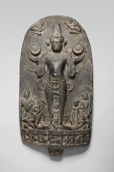 Sun God Surya Standing in His Chariot, Pala period, 10th/11th century. Creator: Unknown.