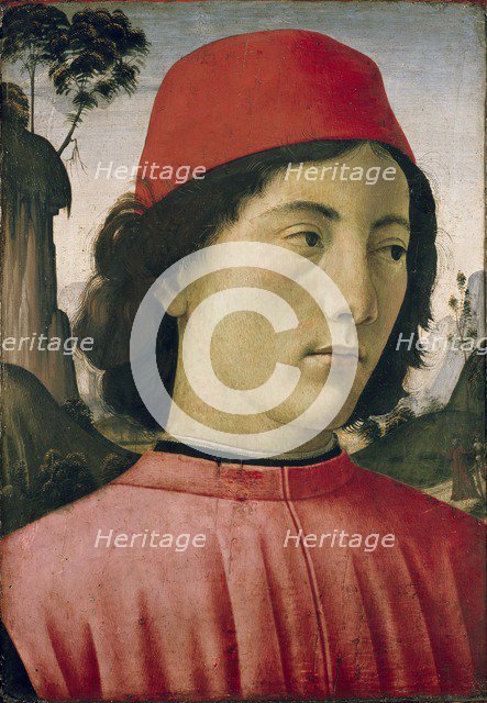 Portrait of a young Man, c1477-1478. Artist: Domenico Ghirlandaio.