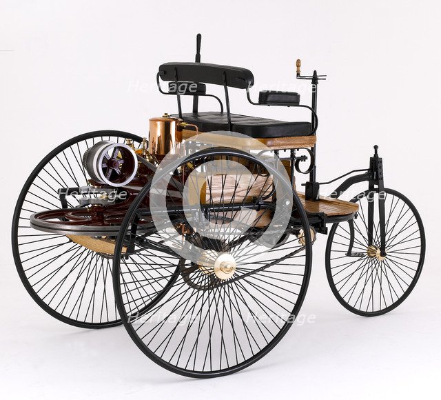 1885 Benz Three Wheeler. Artist: Unknown.