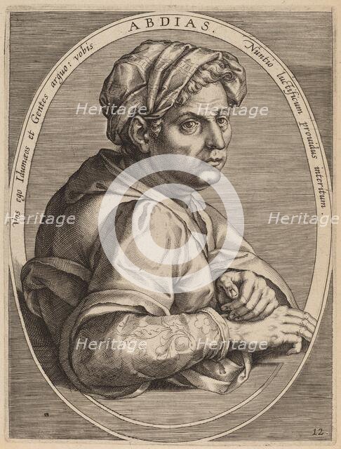 Abdias, published 1613. Creator: Theodoor Galle.