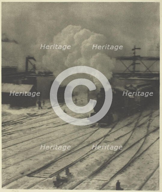 The Railroad Yard, Winter, 1903. Creator: Alfred Stieglitz.