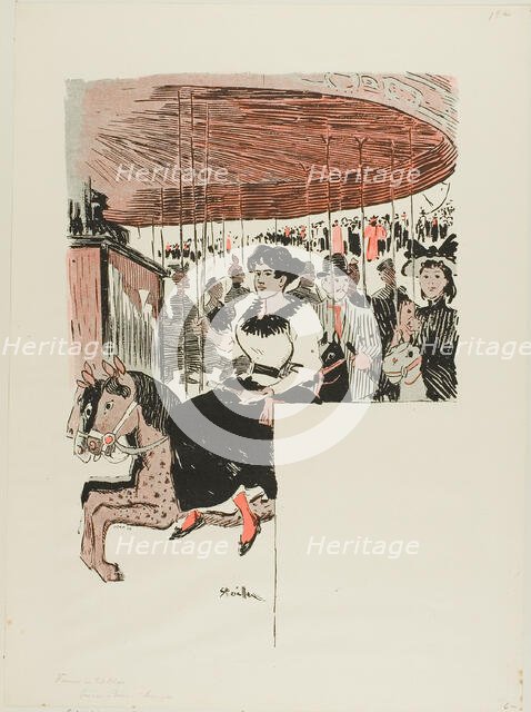 Brune, published September 1, 1893. Creator: Theophile Alexandre Steinlen.