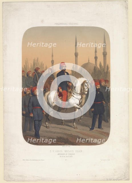 Sultan Abdülmecid I (1823-1861), 1845. Artist: Anonymous  