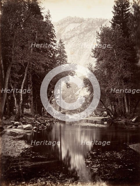 Eagle Point, 4,000 feet, Yosemite, ca. 1872, printed ca. 1876. Creator: Attributed to Carleton E. Watkins.