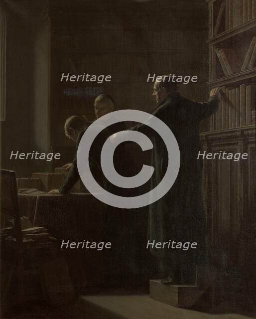 Librarian. Creator: Louis Jean Somers.