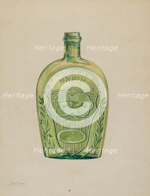 Liquor Flask, 1935/1942. Creator: Charles Caseau.
