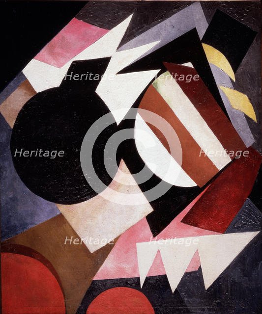Constructivist still life, 1917. Artist: Exter, Alexandra Alexandrovna (1882-1949)