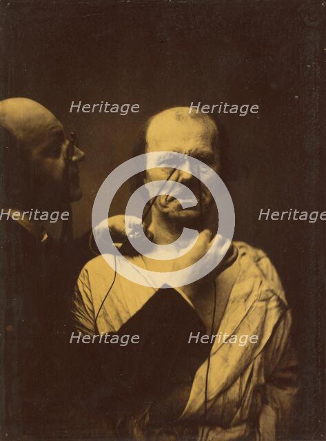 Aggression, wickedness, 1854-1856, printed 1862. Creator: Duchenne de Boulogne.