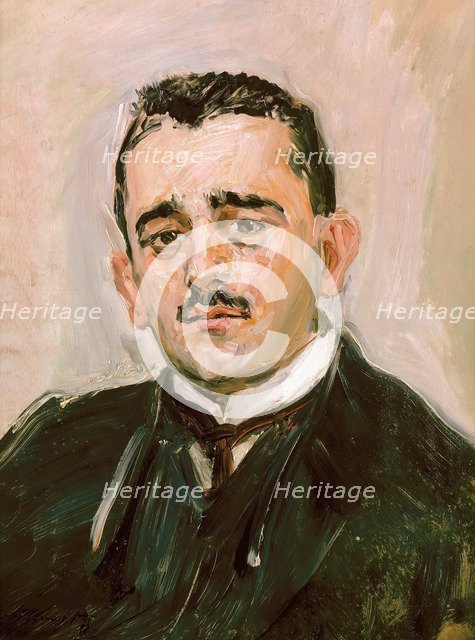 Portrait of Bruno Cassirer (1872-1941), 1911. Creator: Slevogt, Max (1868-1932).