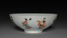 Bowl with Eight Immortals, 1662-1722. Creator: Unknown.