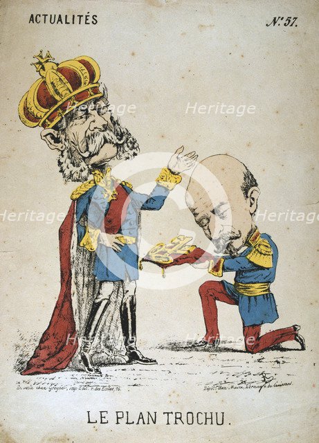 'Le Plan Trochu', 1870-1871. Artist: Anon