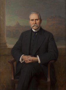 Portrait of Kazimierz Chledowski, 1917. Creator: Zygmunt Ajdukiewicz.