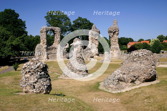 Abbey Ruins, Bury St Edmunds, England.