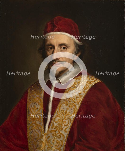 Portrait of Pope Innocent XI (1611-1689), Between 1676 and 1680. Creator: Voet, Jacob Ferdinand (1639-1689).