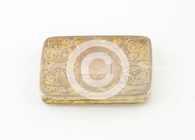 Vinaigrette, Birmingham, c. 1812/13. Creator: Joseph Willmore.