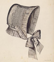 Bonnet, c. 1937. Creator: Lillian Causey.