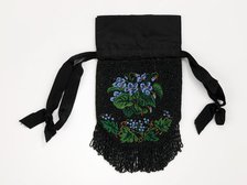 Evening pouch, American, 1830-60. Creator: Unknown.
