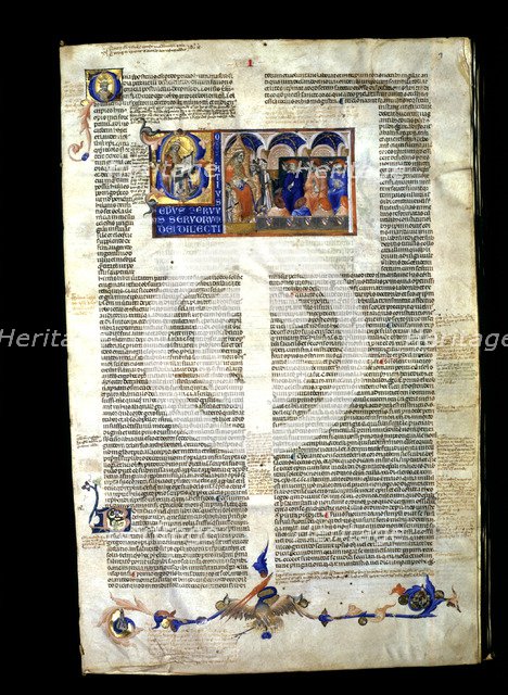 Decretals (Liber sextus decretalium cum Apparatu Ionnis Andreae), copy manuscript on parchment It…
