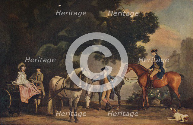 The Milbanke and Melbourne Families', (c1796), 1929. Artist: Unknown