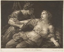 Tarquin and Lucretia, 1792. Creator: Johann Peter Pichler.