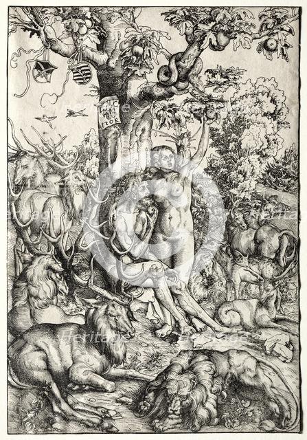 Adam and Eve in Paradise, 1509. Creator: Lucas Cranach (German, 1472-1553).