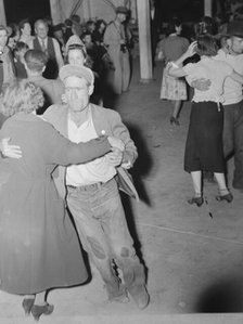 Halloween party at Shafter migrant camp, California, 1938. Creator: Dorothea Lange.