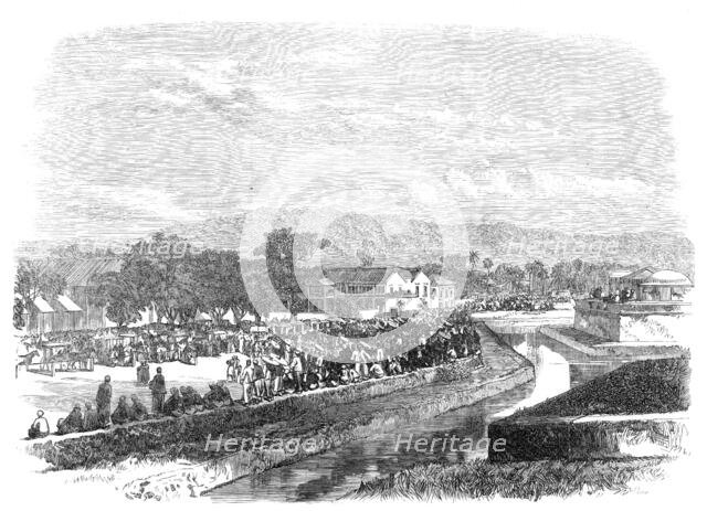 The Duke of Edinburgh at Penang: the Levee at the Court of Requests, 1870. Creator: Unknown.