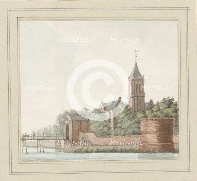 View of Edam, c. 1757. Creator: Anon.