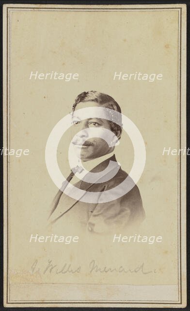 Carte-de-visite portrait of John W. Menard, 1868-1870. Creator: William H. Leeson.