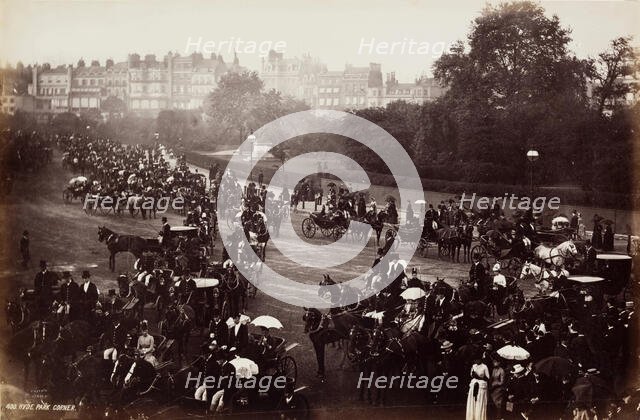Hyde Park Corner, c1890. Creator: Francis Frith.