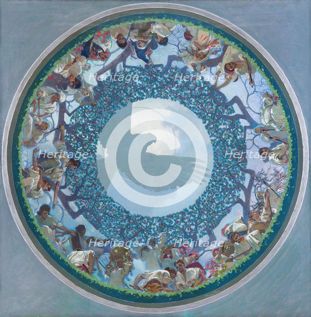 The Slavic Unity, 1910-1911. Artist: Mucha, Alfons Marie (1860-1939)