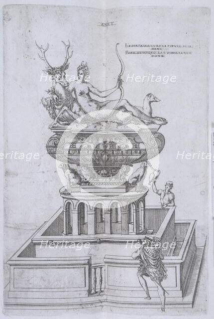The Fountain of Diana at Anet, 1607.  Creator: Unknown.