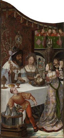 Altarpiece of the Joiners' Guild. The Beheading of Saint John the Baptist, 1511. Creator: Massys, Quentin (1466-1530).