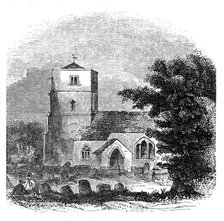 Beddington Church, 1844. Creator: Unknown.