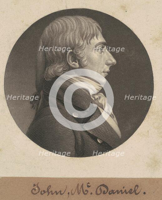 John McDaniel, 1806. Creator: Charles Balthazar Julien Févret de Saint-Mémin.