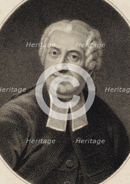 Portrait of the poet and librettist Pietro Metastasio (1698-1782). Creator: Wright, Thomas (1792-1849).