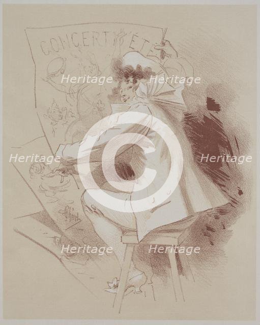 Summer Concert, c. 1895-1900. Creator: Jules Chéret (French, 1836-1932); Chaix.