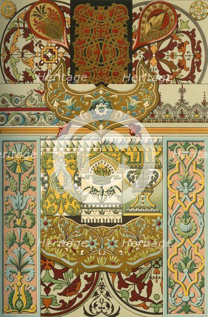 Russian enamel, majolica, wall painting, ceilings and japanned woodwork, (1898). Creator: Unknown.