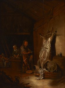 Interior of a Slaughtehouse, Late 17th-early 18th century. Creator: Unknown.