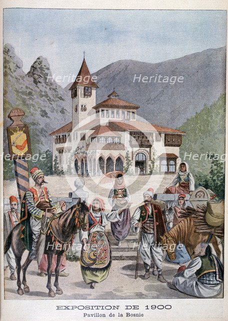 The Bosnian pavilion at the Universal Exhibition of 1900, Paris, 1900. Artist: Unknown