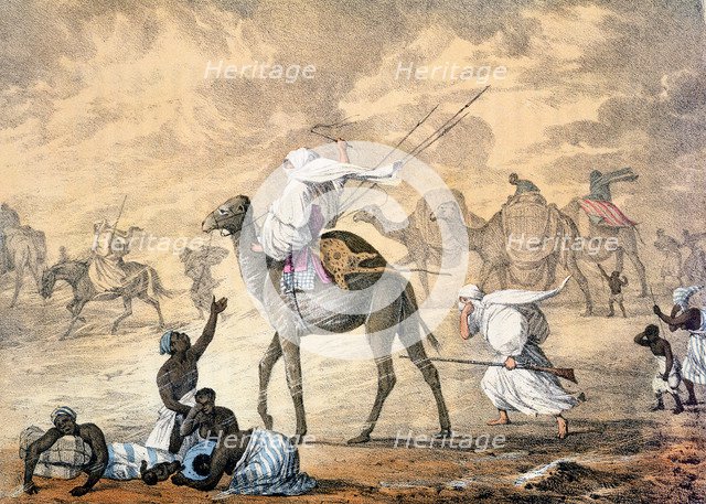 'A Sand Wind on the Desert', 1821. Artist: Denis Dighton