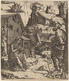The Nativity, c. 1500/1510. Creator: Master I.I.CA.